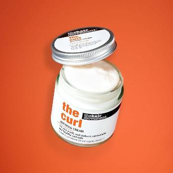 Curl Defining Cream (120ml) – sulphate free, paraben free, curl cream from The Hair Movement. - Salon Professional Curl Activating Treatment – Cruelty-Free, Vegan, 100% Recycled Packaging