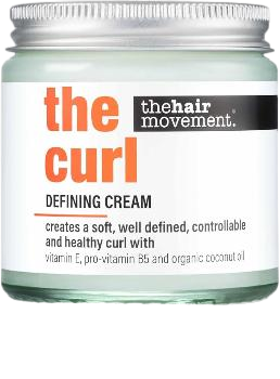 Curl Defining Cream (120ml) – sulphate free, paraben free, curl cream from The Hair Movement. - Salon Professional Curl Activating Treatment – Cruelty-Free, Vegan, 100% Recycled Packaging