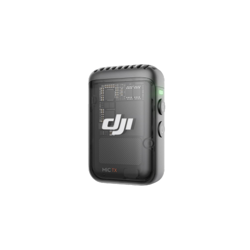 DJI Mic 2 Transmitter Shadow Black, Wireless Microphone with Noise Cancelling