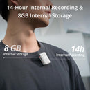 DJI Mic 2 Transmitter – Pearl White, Wireless Microphone with Noise Cancelling