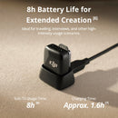 DJI Mic Mini Transmitter – Infinity Black, Ultralight Wireless Lavalier Microphone