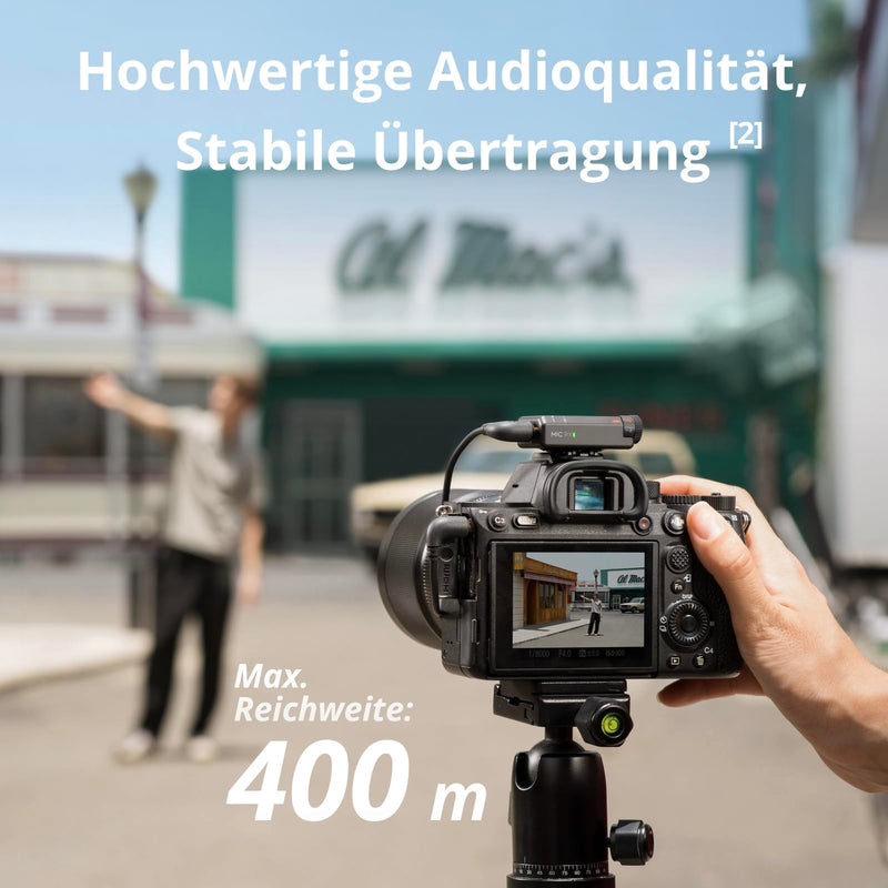 DJI Mic Mini (1 TX + 1 RX) Wireless Lavalier Microphone for iPhone, Android & Cameras