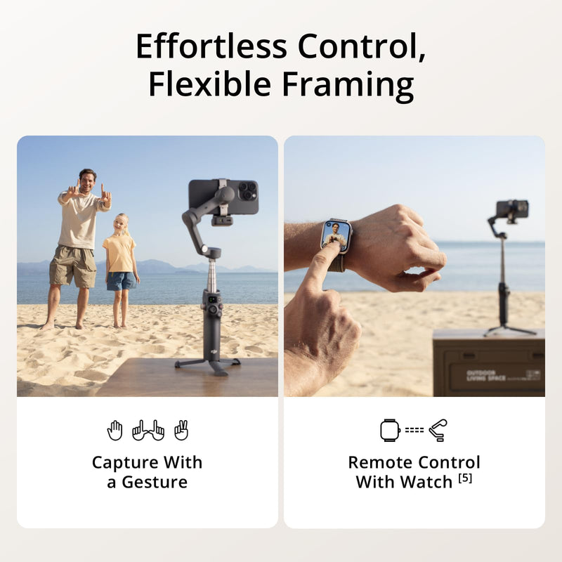 DJI Osmo Mobile 7P - 3 Axis Smartphone Gimbal Stabilizer with Extension Rod & Tripod