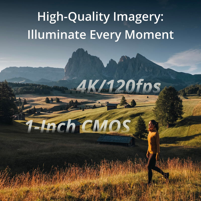 DJI Osmo Pocket 3 Creator Combo – 4K/120fps Vlogging Camera with 1'' CMOS
