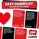 Date Night - Couples Games for Adults - Fun Drinking Games with 250 Cards - Great Couples Gift Ideas and Fun Couples Card Games for Adults