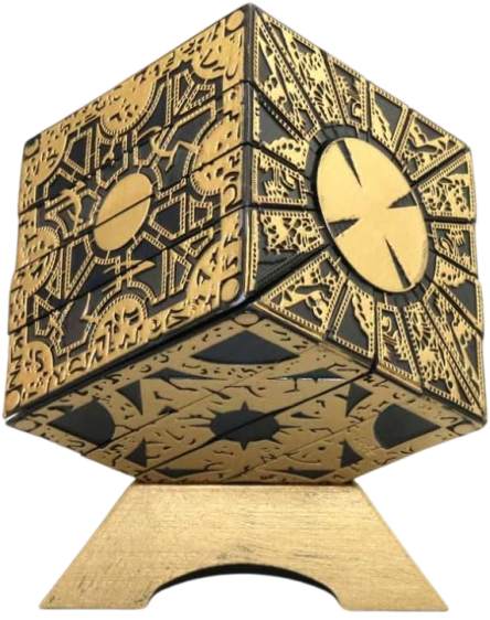 Detachable Hellraiser Puzzle Box, Cenobites Pinhead Halloween Cosplay Prop