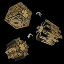 Detachable Hellraiser Puzzle Box, Cenobites Pinhead Halloween Cosplay Prop