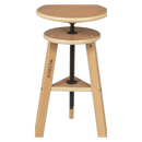 MEEDEN Artist Wooden Drafting Stool: Adjustable Height Art Stool for Studio