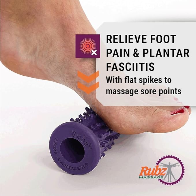 Due North Foot Rubz Foot Massage Roller, 0.4 Pound, Multi Colored (DNFM1)