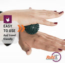 Due North Foot Rubz Hand & Back Massage Ball - Relieve Pain from Plantar Fasciitis, Tight Muscles & Sore Feet - Massage Tool