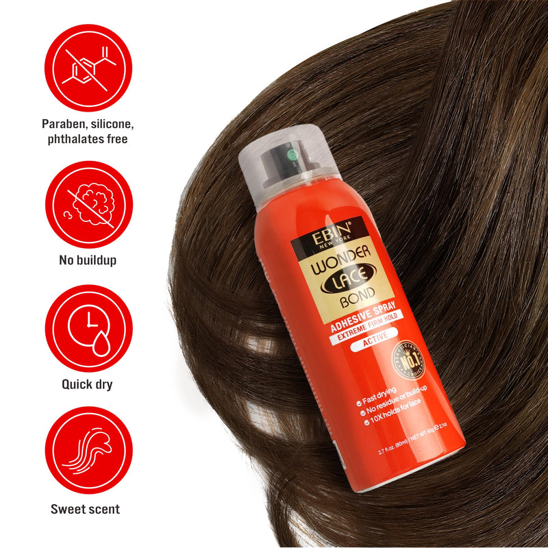 EBIN Wonder Lace Bond Spray 180ml Extreme Firm Hold