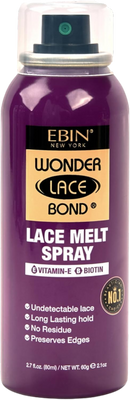 EBIN Wonder Lace Bond Lace Melt Aerosol Spray 80ml with Vitamin E