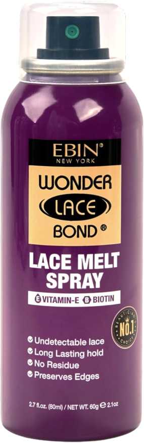 EBIN Wonder Lace Bond Lace Melt Aerosol Spray 80ml with Vitamin E