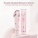 Electric Trimmer for Women,2 in 1 Women Electric Shaver Dual Head Bikini Trimmer