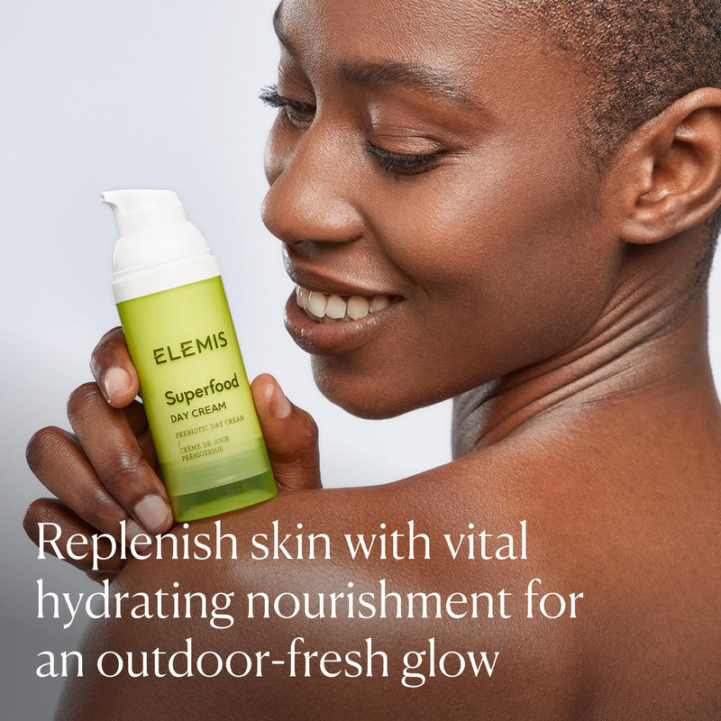 Elemis Superfood Midnight Facial & Day Cream Duo - Prebiotic Night Cream & Antioxidant Day Moisturizer for Radiant, Hydrated Skin