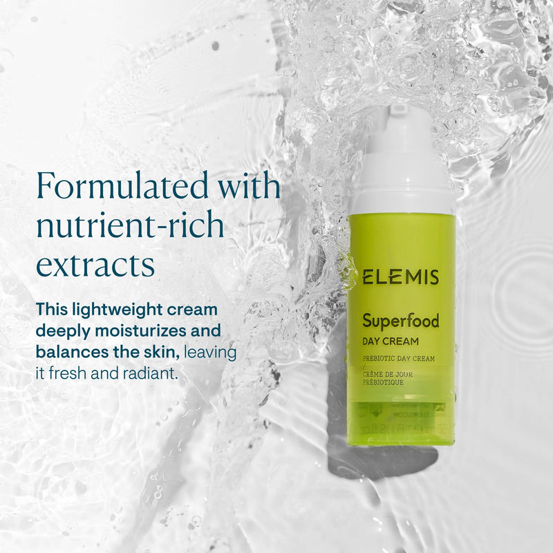 Elemis Superfood Midnight Facial & Day Cream Duo - Prebiotic Night Cream & Antioxidant Day Moisturizer for Radiant, Hydrated Skin