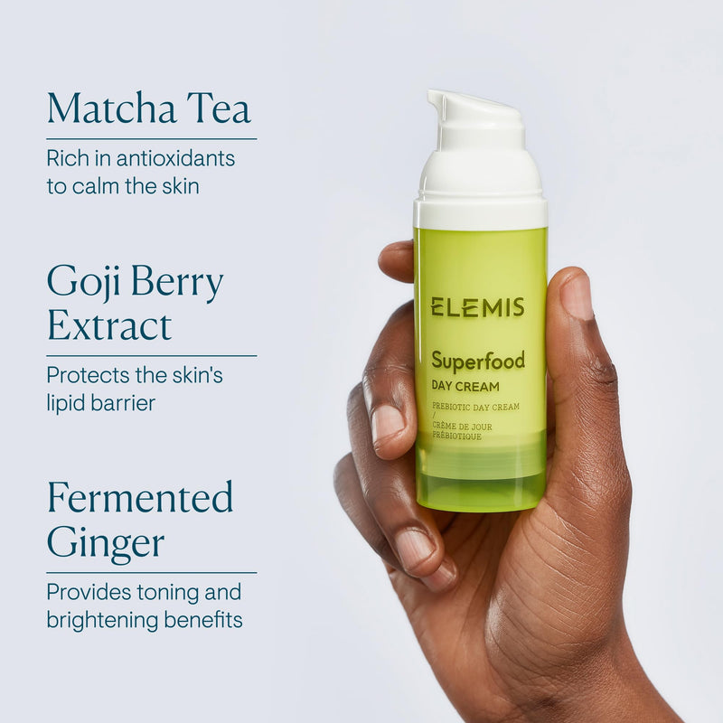 Elemis Superfood Midnight Facial & Day Cream Duo - Prebiotic Night Cream & Antioxidant Day Moisturizer for Radiant, Hydrated Skin