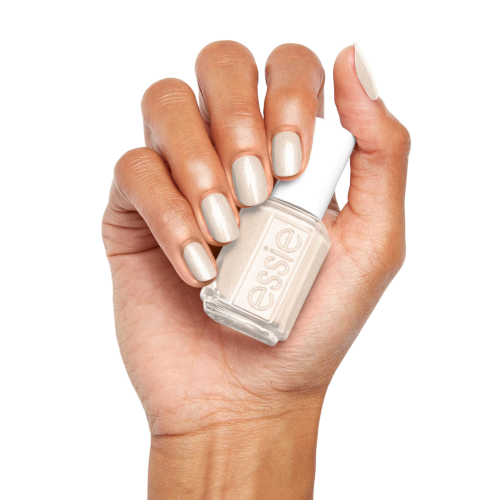 Essie Nail Polish with Shimmering Finish for Colorful Fingernails 13.5ml - Boatloads of Love 819 White
