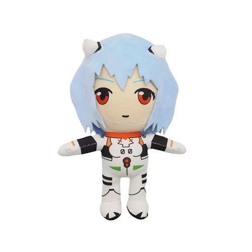 Evangelion 52302 Rei Plugsuit Stuffed Plush, Multi-Colored