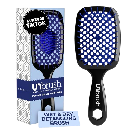 FHI Detangling Hair Brush Blue Galaxy