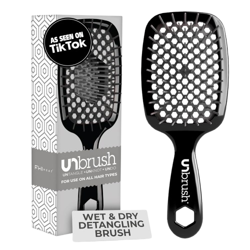 FHI Heat Unbrush Grey Detangling Hair Brush
