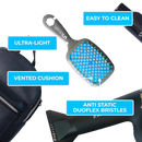 FHI Heat Unbrush Wet & Dry Vented Detangling Hair Brush Light Blue/Grey