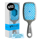 FHI Heat Unbrush Wet & Dry Vented Detangling Hair Brush Light Blue/Grey