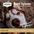 Farm Hounds Beef Spleen Jerky Treats for Dogs
