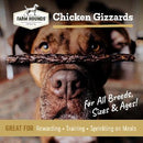 Farm Hounds Chicken Gizzards Jerky Treats for Dogs