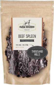 Farm Hounds Beef Spleen Jerky Treats for Dogs