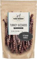 Farm Hounds Turkey Gizzards Jerky Treats for Dogs