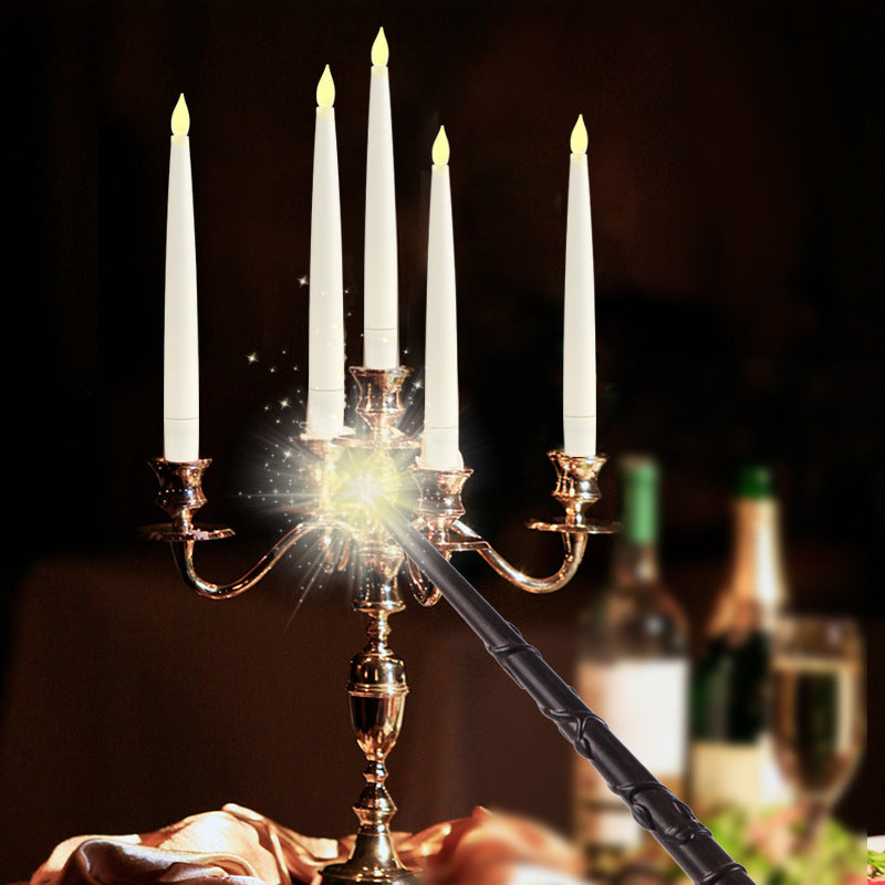 Floating LED Candles – Magical Flameless Decor for Halloween & Theme Parties - 20 Pack