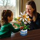 Flower Bonsai Building Set – Artificial Floral Home Decor & Gift Idea