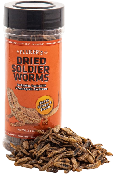 Fluker's Freeze Dried Insects, Soldier worms, 2.2 oz