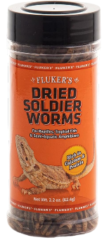 Fluker's Freeze Dried Insects, Soldier worms, 2.2 oz