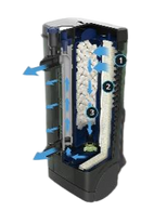 Fluval U4 Underwater Filter, Freshwater and Saltwater Aquarium Filter, A480,Black