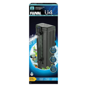 Fluval U4 Underwater Filter, Freshwater and Saltwater Aquarium Filter, A480,Black