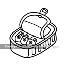 Food, Drink & Sweets Coloring Book – Relaxing Bold & Easy Designs