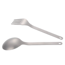 Fork & Spoon Set Ultralight & Portable Camping Utensil Set - Durable Cutlery with Travel Case