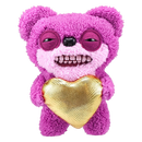 Fuggler Gold Fuggs Teddy Bear Nightmare Heart Plush Toy by ZURU Funny Ugly Monster Collectible