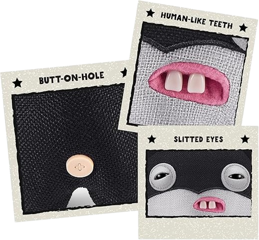 Fuggler x DC Batman Plush By ZURU Funny Ugly Monster Collectible Toy