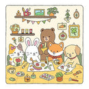 Fuzzy Hygge Coloring Book – Adorable Animals for Stress Relief