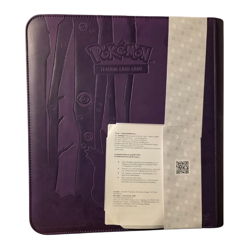 Ultra Pro Elite Gengar 12-Pocket Zippered PRO-Binder for Pokémon