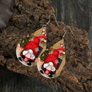 Gnome Teardrop Earrings – Festive Holiday Hot Cocoa Design