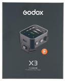 Godox X3F Flash Trigger – Touchscreen Wireless TTL/HSS Transmitter for Fujifilm