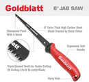 Goldblatt 6-Inch Drywall Jab Saw – Precision Cutting for Sheetrock and Wallboard