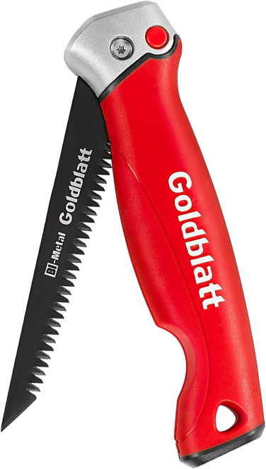 Goldblatt Folding Drywall / Sheetrock Saw, Jab / Hand Saw with Soft Grip Handle, for Wallboard, Plywood and PVC