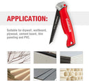 Goldblatt Folding Drywall / Sheetrock Saw, Jab / Hand Saw with Soft Grip Handle, for Wallboard, Plywood and PVC