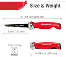Goldblatt Folding Drywall / Sheetrock Saw, Jab / Hand Saw with Soft Grip Handle, for Wallboard, Plywood and PVC