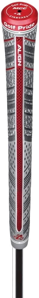 Golf Pride MCC Plus4 ALIGN Grips – 13-Pack Hybrid Performance with Raised Ridge